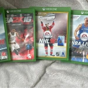 Xbox one NBA 2K16, NBA live 16 NHL16 madden NFL 16 NBA 2K 15